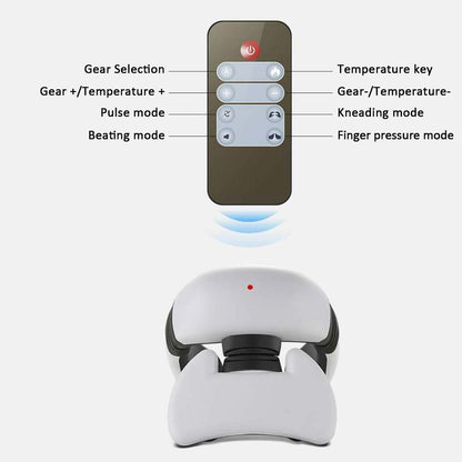 Smart Electric Neck & Back Massager | 4D Pulse Pain Relief