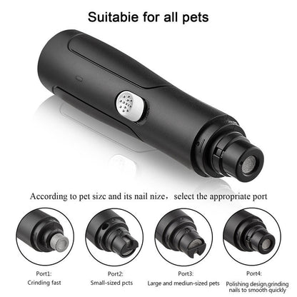 Rechargeable Pet Nail Grinder | Quiet & Stress-Free Grooming