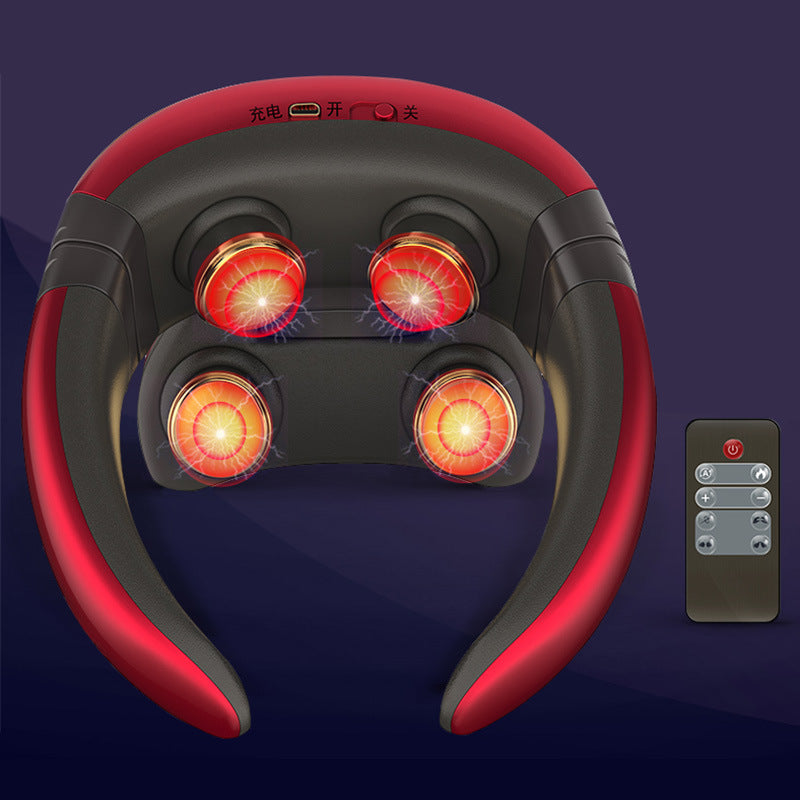 Smart Electric Neck & Back Massager | 4D Pulse Pain Relief