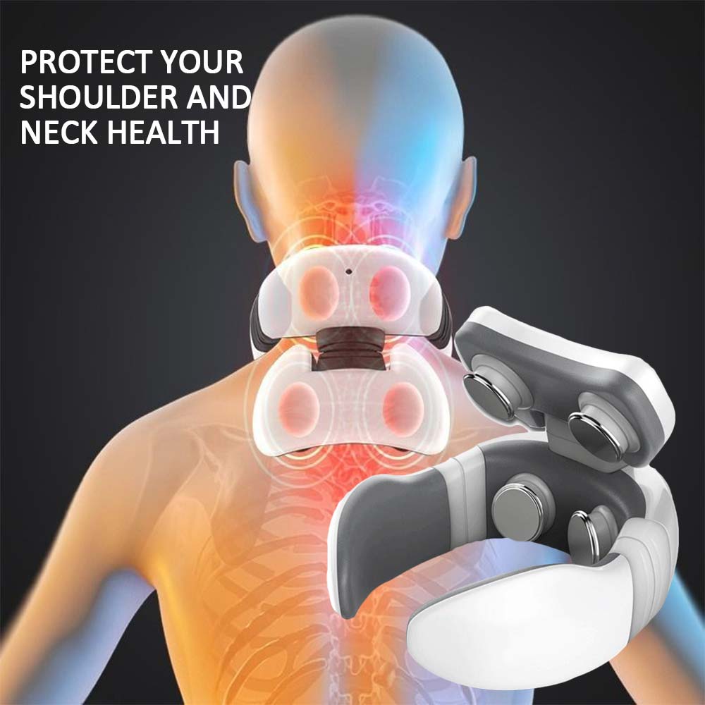 Smart Electric Neck & Back Massager | 4D Pulse Pain Relief