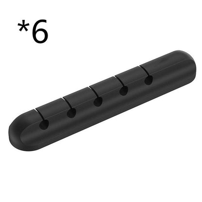 Silicone Cable Organiser Clips – Keep Your Desk Tidy