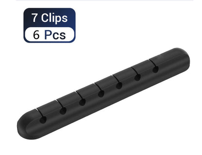 Silicone Cable Organiser Clips – Keep Your Desk Tidy