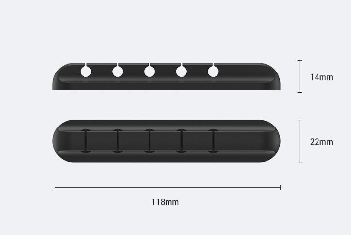 Silicone Cable Organiser Clips – Keep Your Desk Tidy