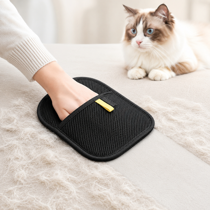 Reusable Pet Hair Remover Mitt | Washable Lint & Fur Glove