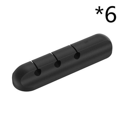 Silicone Cable Organiser Clips – Keep Your Desk Tidy