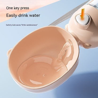 Portable Dog Water Bottle & Travel Bowl