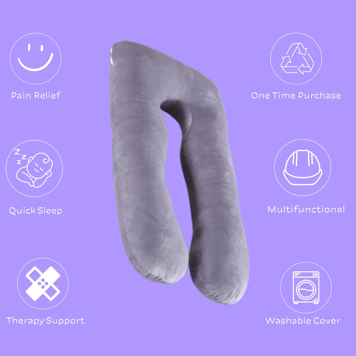 Sleep Therapy Pillow – Fall Asleep Faster & Wake Up Refreshed